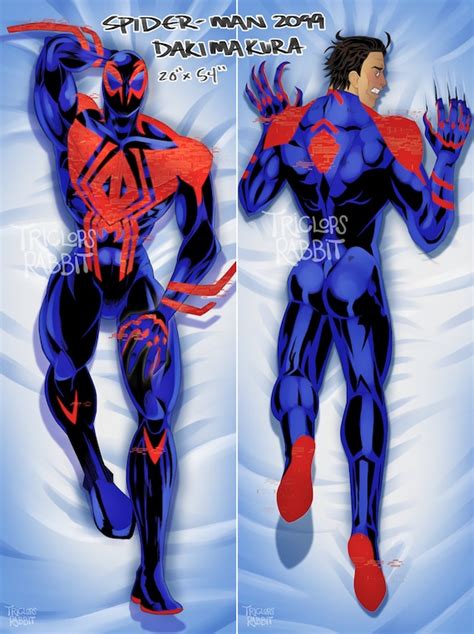 spider man 2099 body pillow|Spiderman 2099 dakimakura body pillow